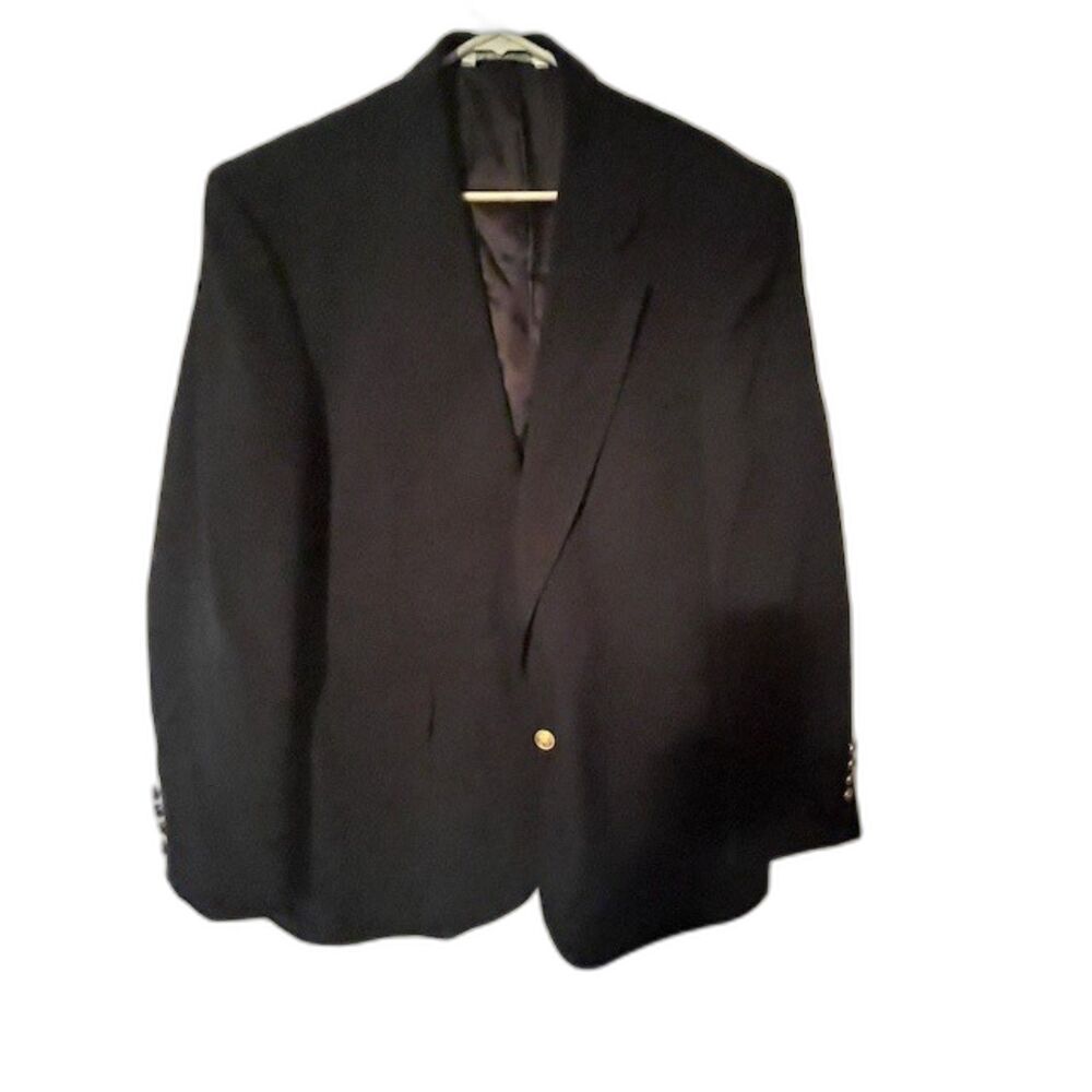 Lands End blue suit jacket 44R